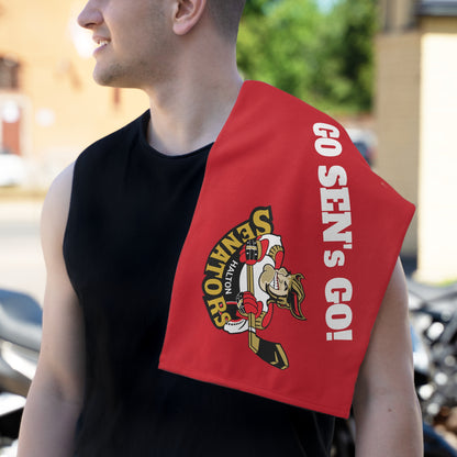 Let's Go Sen's Rally Towel, 11x18